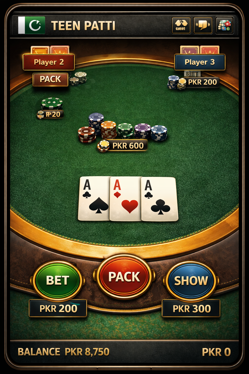 Club Casino game